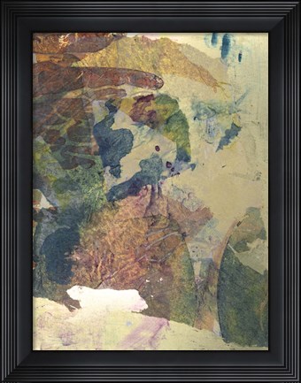 Framed Monet&#39;s Landscape II Print