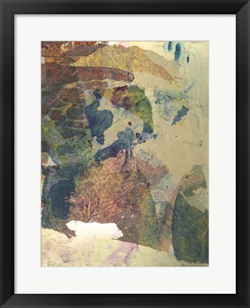 Framed Monet&#39;s Landscape II Print