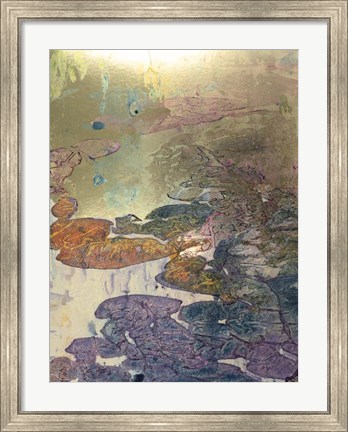 Framed Monet&#39;s Landscape III Print