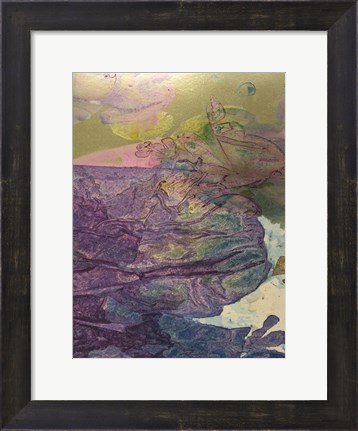Framed Monet&#39;s Landscape V Print