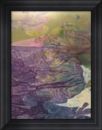 Framed Monet&#39;s Landscape V Print