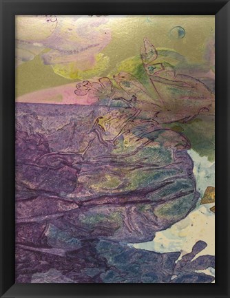 Framed Monet&#39;s Landscape V Print