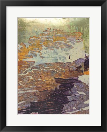 Framed Monet&#39;s Landscape VII Print