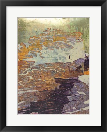 Framed Monet&#39;s Landscape VII Print