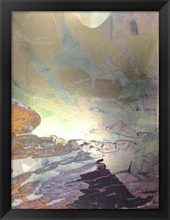 Framed Monet&#39;s Landscape VIII Print