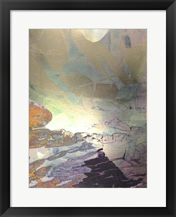 Framed Monet&#39;s Landscape VIII Print