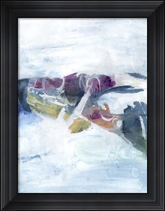 Framed Gliding on Ice I Print