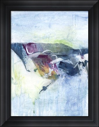 Framed Gliding on Ice II Print