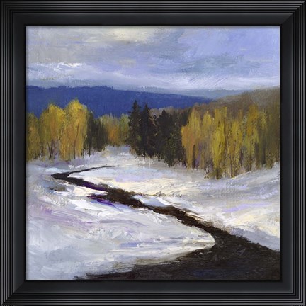 Framed Mountain Colors II Print
