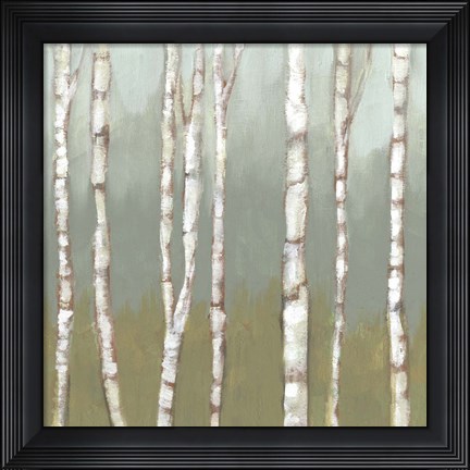 Framed Simple Birchline I Print