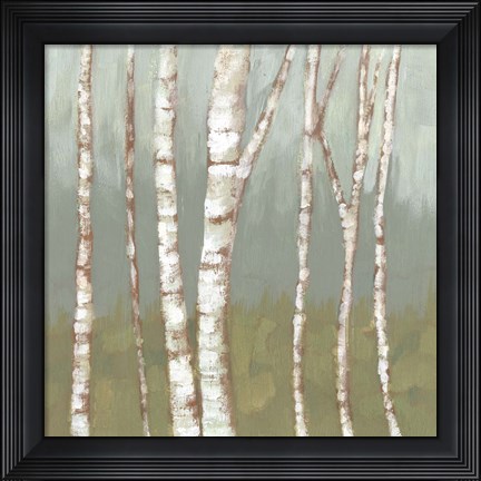 Framed Simple Birchline II Print