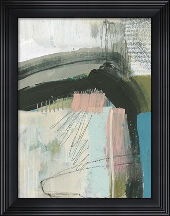 Framed Layering Marks I Print