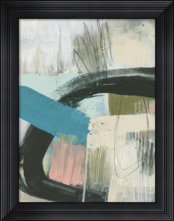 Framed Layering Marks II Print