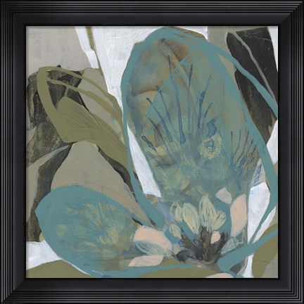 Framed Petal Puzzle II Print