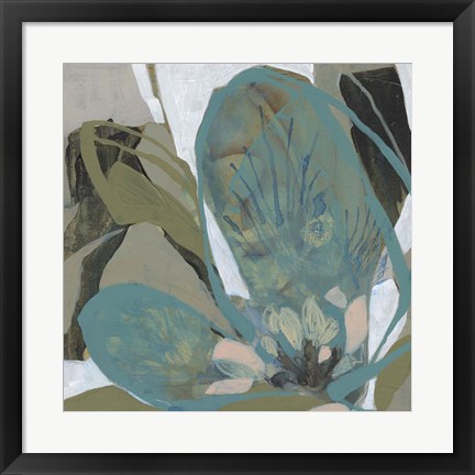 Framed Petal Puzzle II Print