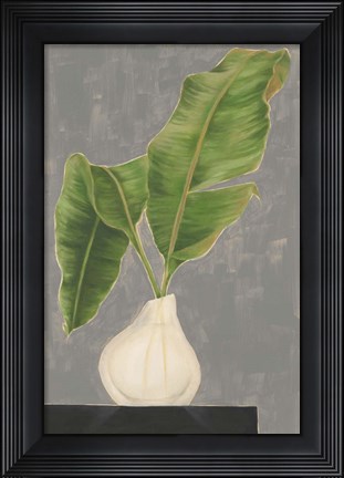Framed Frond in Vase III Print