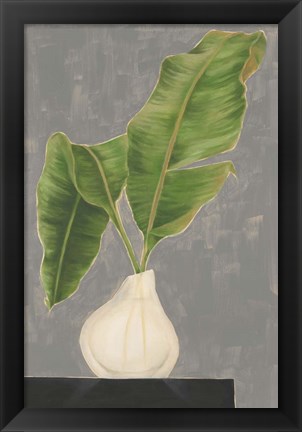 Framed Frond in Vase III Print