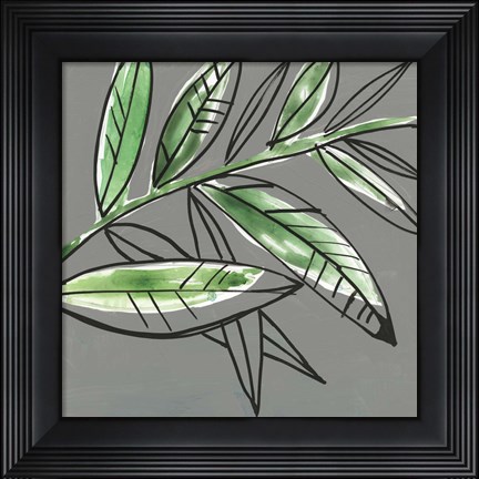 Framed Tropic Botanicals I Print