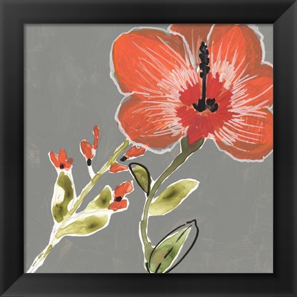 Framed Tropic Botanicals III Print