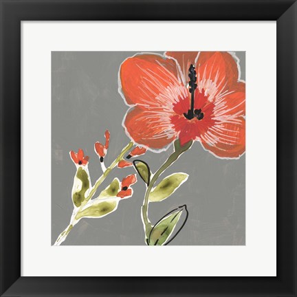 Framed Tropic Botanicals III Print