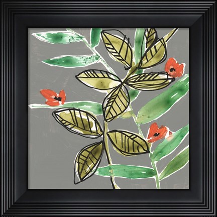 Framed Tropic Botanicals V Print