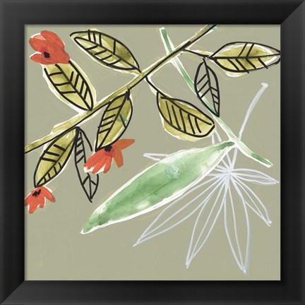 Framed Tropic Botanicals VIII Print