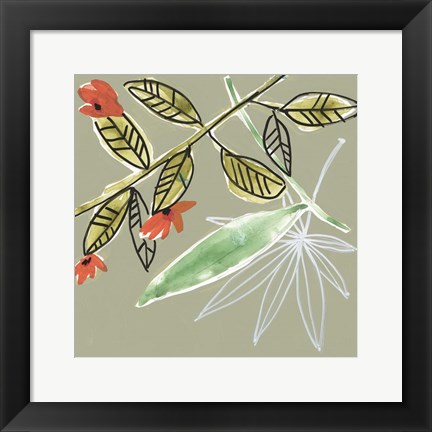 Framed Tropic Botanicals VIII Print