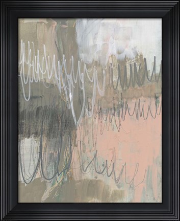 Framed Twombly Script I Print