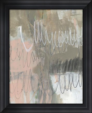 Framed Twombly Script II Print