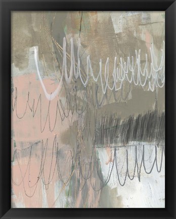 Framed Twombly Script II Print