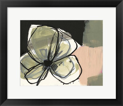 Framed Floral Synergy II Print