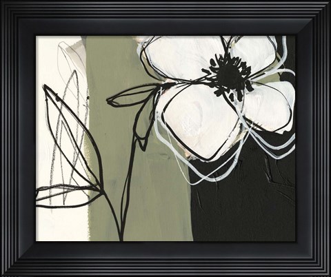 Framed Floral Synergy IV Print