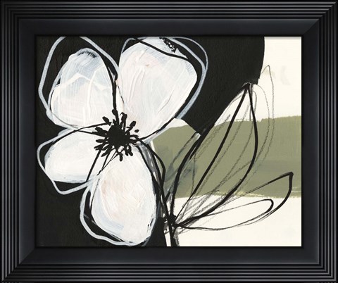 Framed Floral Synergy VI Print