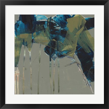 Framed Deconstructed Blues II Print