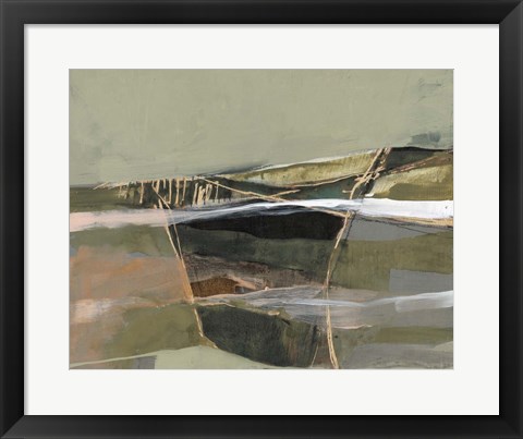 Framed Refracted Horizon I Print