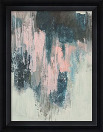Framed Blush Cascade II Print