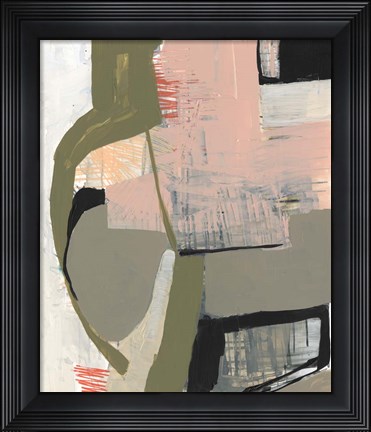 Framed Scribbles &amp; Shapes I Print