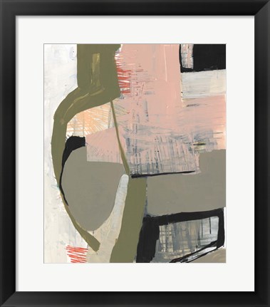Framed Scribbles &amp; Shapes I Print