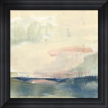 Framed Coastline Vignette II Print