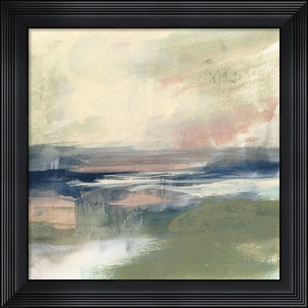 Framed Coastline Vignette III Print