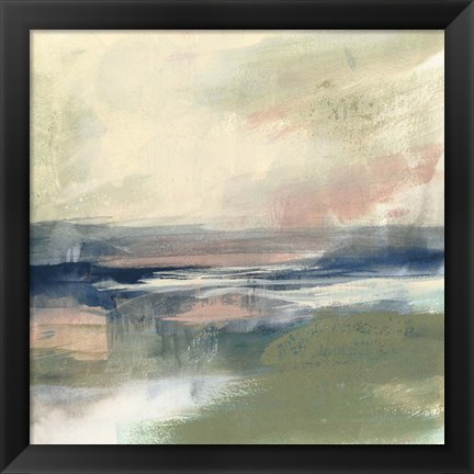 Framed Coastline Vignette III Print