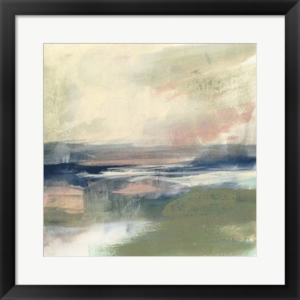 Framed Coastline Vignette III Print