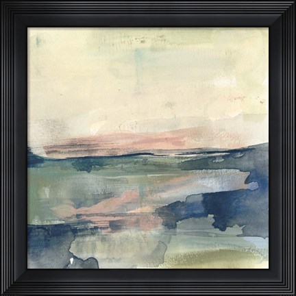 Framed Coastline Vignette IV Print