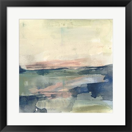 Framed Coastline Vignette IV Print