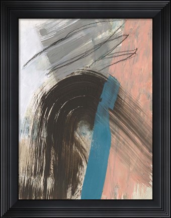 Framed Swiped II Print