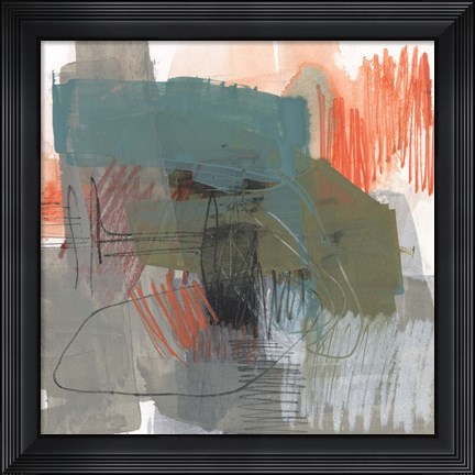 Framed Central Fuse I Print