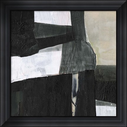 Framed Deconstructed Ebony II Print