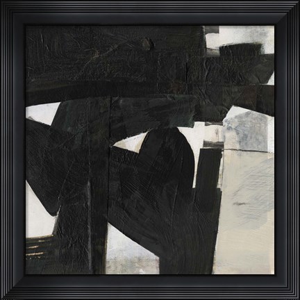 Framed Deconstructed Ebony III Print