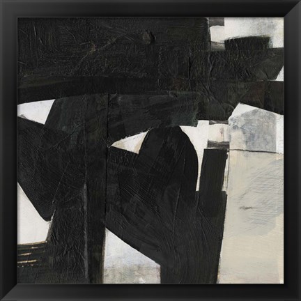 Framed Deconstructed Ebony III Print