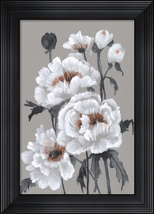 Framed Peony Profusion II Print